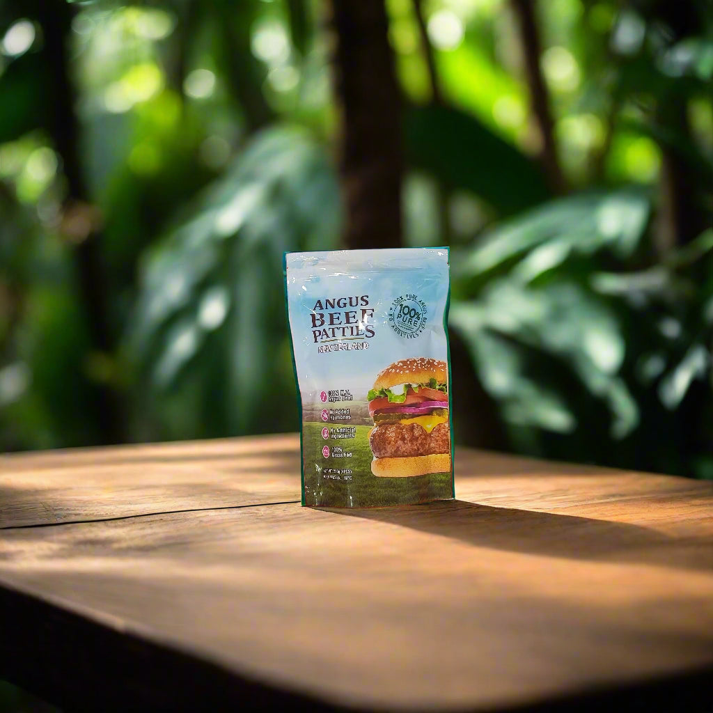 NZ Grass Fed Angus Patties 320g (100% meat, un-seasoned)