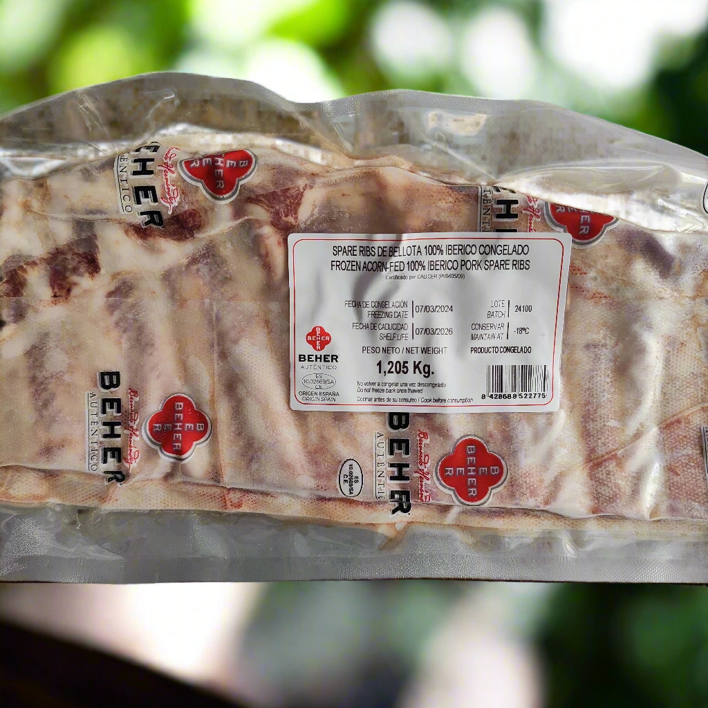 Beher Iberico Pork Spare Rib 西班牙黑毛豬肋排 （~20吋長)