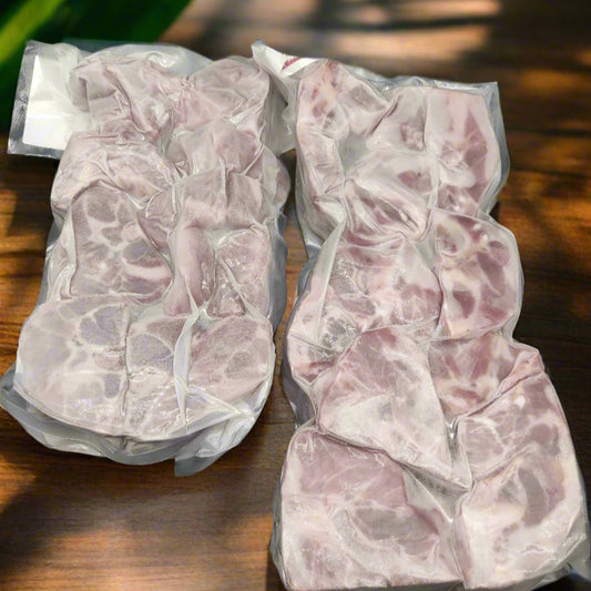 1kg FZ AUS Borrowdale Pork Neck Bones with Jelly Bone 澳洲帶肉豬頸骨 (有可食的軟骨)